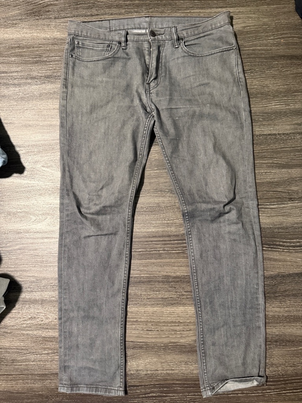 Levi's | 511 Slim Straight Gray Denim Jeans | 34x34